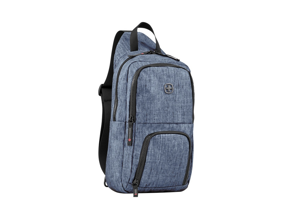 Рюкзак WENGER с одним плечевым ремнем 8 л, синий (артикул 73194) - фото 2 - id-p65820119