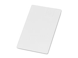 Флеш-карта USB 2.0 16 Gb в виде пластиковой карты Card, белый (артикул 620616)