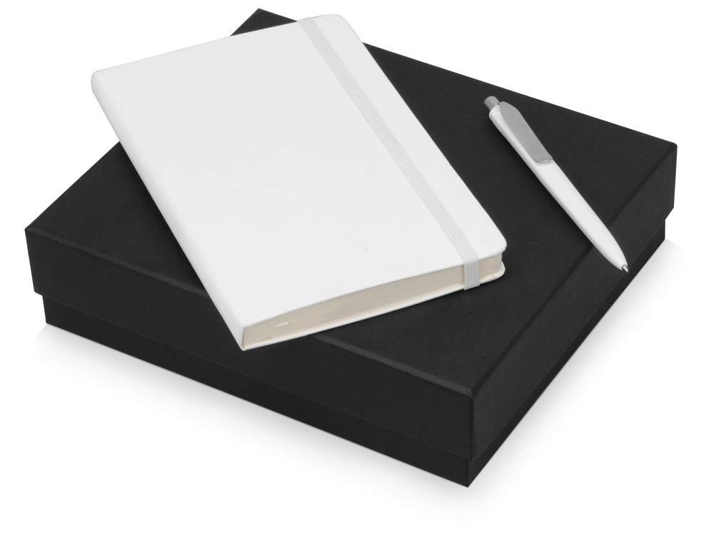 Подарочный набор Moleskine Picasso с блокнотом А5 и ручкой, белый (артикул 700370.01)