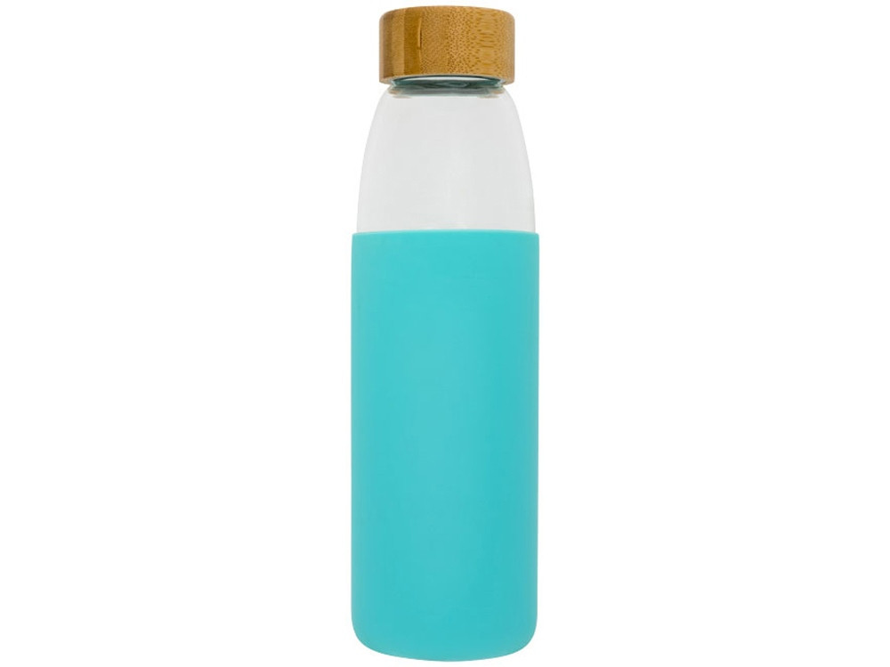 Стеклянная спортивная бутылка Kai с деревянной крышкой и объемом 540 мл, мятный (артикул 10055003) - фото 2 - id-p65820908