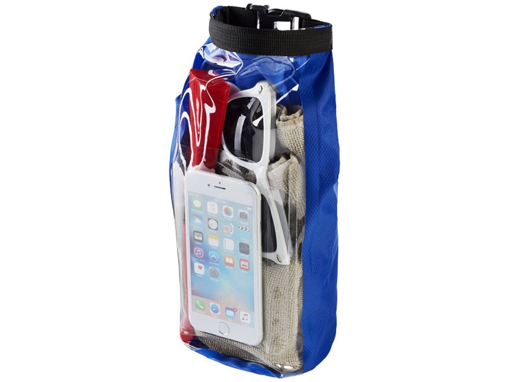 Туристическая водонепроницаемая сумка объемом 2 л, чехол для телефона, ярко-синий (артикул 10055301)