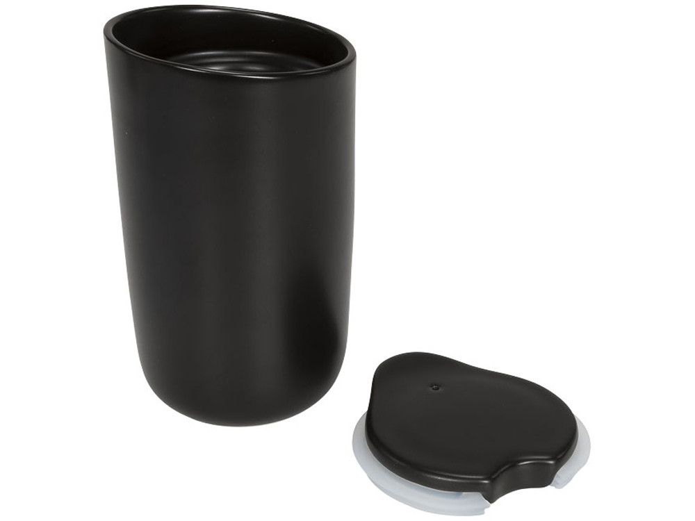 Керамический стакан Mysa с двойными стенками объемом 400 мл, черный (артикул 10055600) - фото 3 - id-p65820939