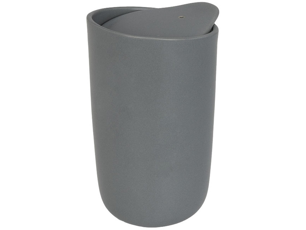Керамический стакан Mysa с двойными стенками объемом 400 мл, серый (артикул 10055602) - фото 4 - id-p65820941