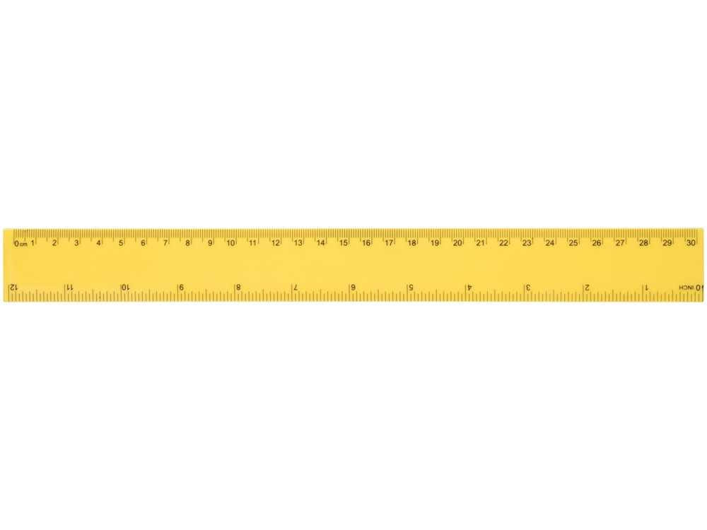 Линейка Ruly 30 см, желтый (артикул 10728604) - фото 2 - id-p65821176