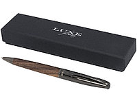 Шариковая ручка с деревянным корпусом Loure, черный/коричневый (артикул 10729100)