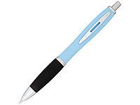 Прорезиненная шариковая ручка Nash, голубой (артикул 10730103)