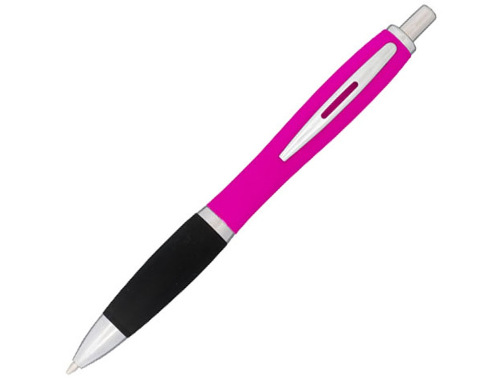 Прорезиненная шариковая ручка Nash, розовый (артикул 10730110) - фото 1 - id-p65821191
