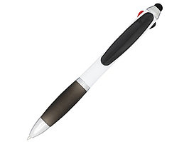Шариковая ручка Nash 4 в 1, белый/черный (артикул 10730400)