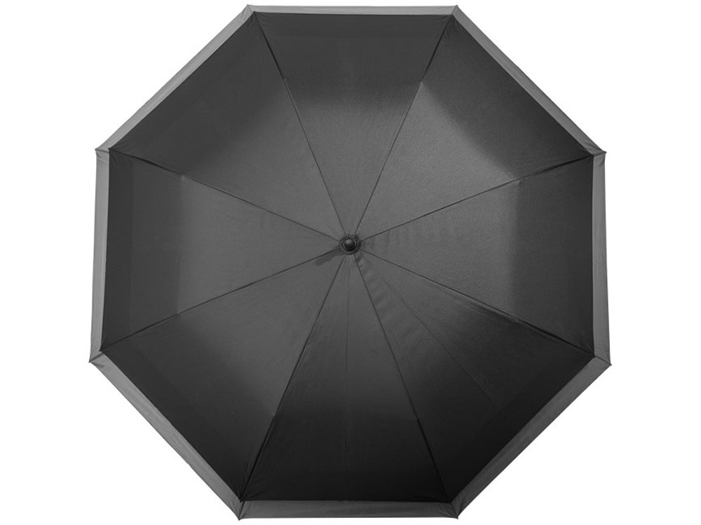 Выдвижной зонт 23-30 дюймов полуавтомат, черный (артикул 10914125) - фото 2 - id-p65821287
