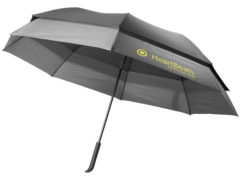 Выдвижной зонт 23-30 дюймов полуавтомат, черный (артикул 10914125) - фото 9 - id-p65821287