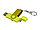 Флешка с поворотным механизмом, c дополнительным разъемом Micro USB, 32 Гб, желтый (артикул 7031.32.04), фото 2