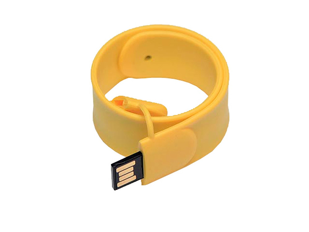Флешка в виде браслета, 16 Гб, желтый (артикул 7001.16.04) - фото 2 - id-p65822108