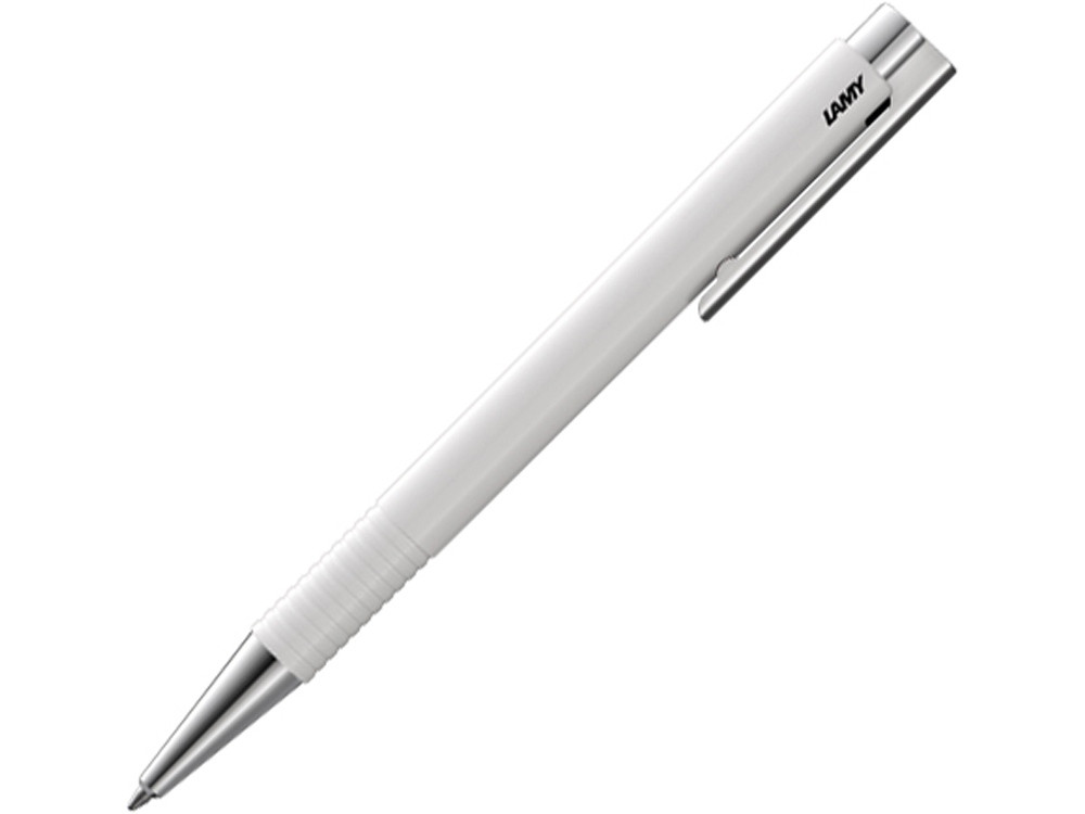 Ручка шариковая 204 logo M+, Белый, M16 (артикул 40302.06) - фото 1 - id-p65822298