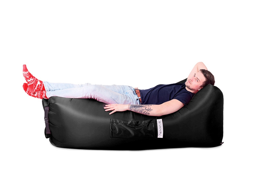 Надувной диван БИВАН 2.0, черный (артикул 159901) - фото 4 - id-p65822336