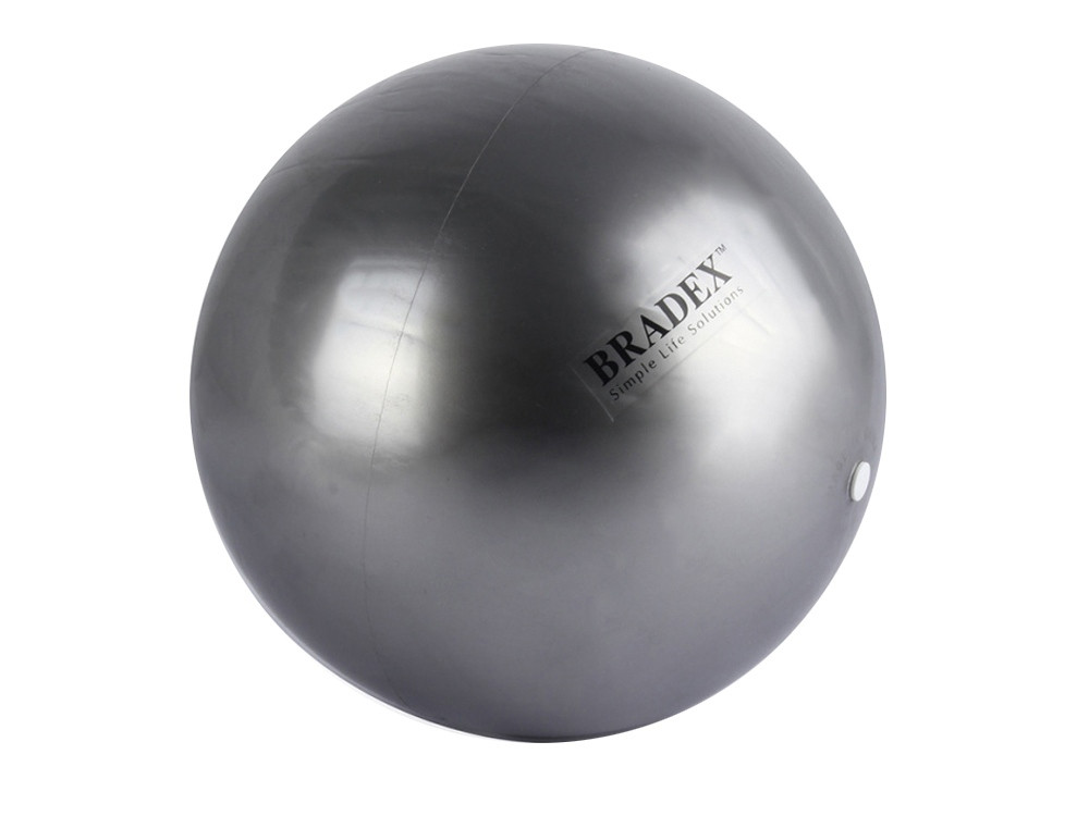 Мяч для фитнеса, йоги и пилатеса Fitball 25, серый (артикул 80236) - фото 1 - id-p65822368