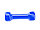 Гантель обрезиненная Magneto 3 кг, синий (артикул 80164), фото 2
