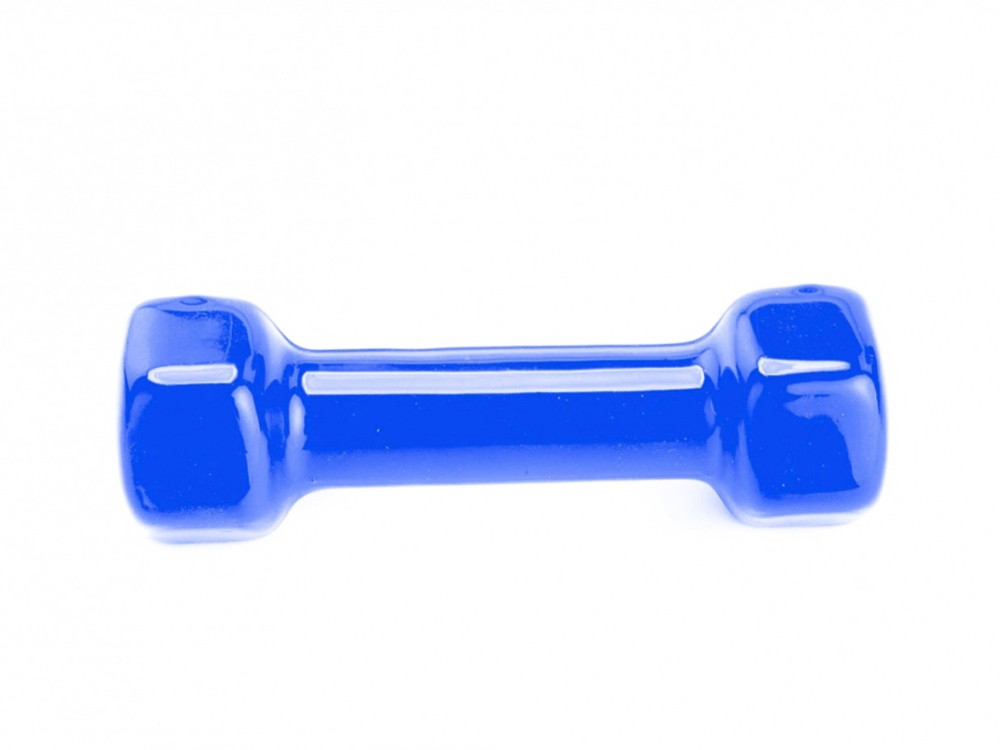 Гантель обрезиненная HULK, 5 кг, синий (артикул 80168) - фото 2 - id-p65822378