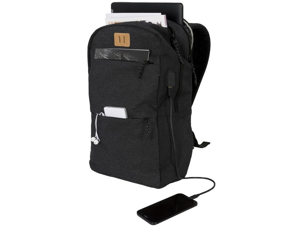 Рюкзак Cason для ноутбука 15 дюймов, темно-серый (артикул 12042500) - фото 4 - id-p65822454