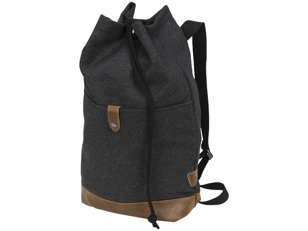 Рюкзак Campster со шнурками, темно-серый/коричневый (артикул 12043000)