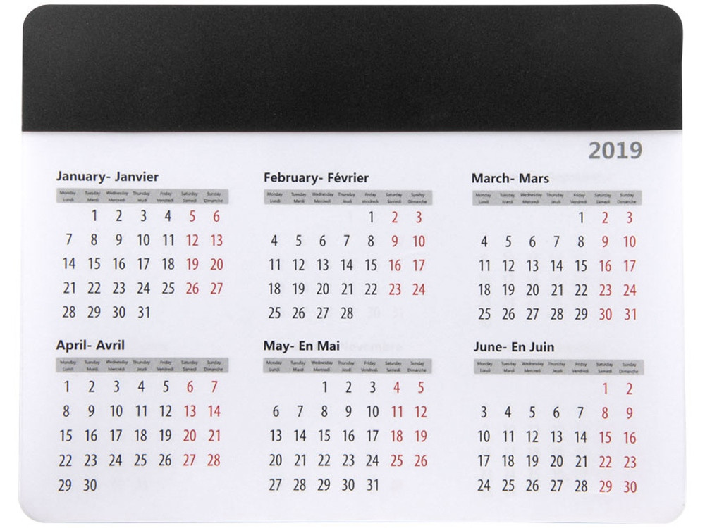 Коврик для мыши Chart с календарем (артикул 13496500) - фото 2 - id-p65822496