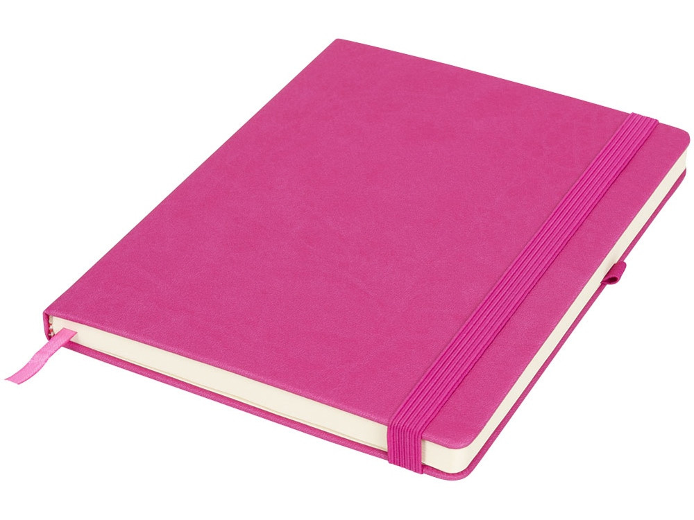 Блокнот Rivista большого размера, розовый (артикул 21021305)