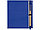 Цветной комбинированный блокнот с ручкой, синий (артикул 21022601), фото 2