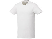Мужская футболка Balfour с коротким рукавом из органического материала, белый (артикул 3802401XS)