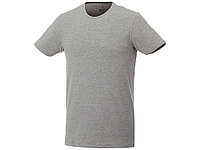 Мужская футболка Balfour с коротким рукавом из органического материала, серый меланж (артикул 3802496XS)