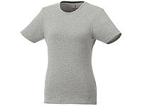 Женская футболка Balfour с коротким рукавом из органического материала, серый меланж (артикул 3802596L)