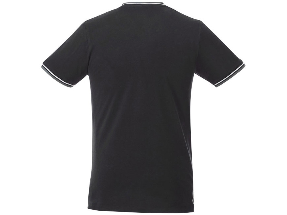 Мужская футболка Elbert с коротким рукавом, черный/серый меланж/белый (артикул 3802699XS) - фото 3 - id-p65822777