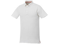 Мужская футболка поло Atkinson с коротким рукавом и пуговицами, белый (артикул 3810401XS), фото 1