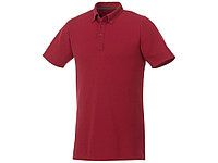 Мужская футболка поло Atkinson с коротким рукавом и пуговицами, красный (артикул 3810425XS), фото 1