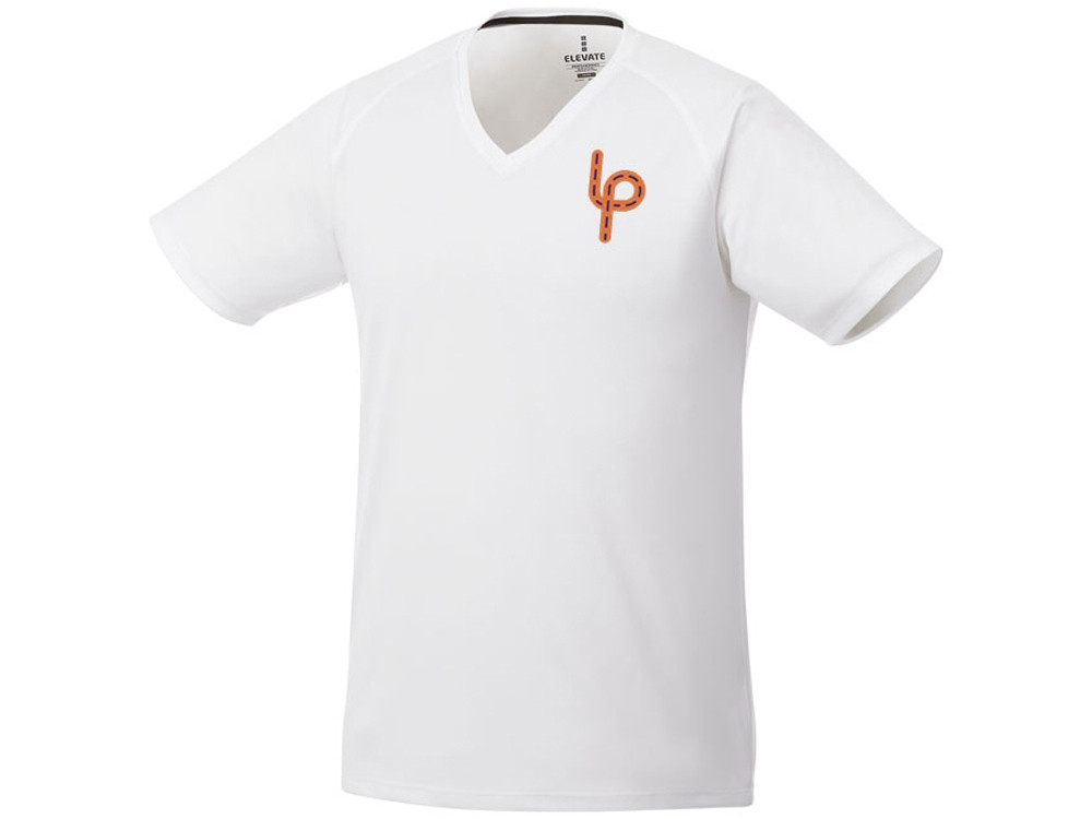 Модная мужская футболка Amery с коротким рукавом и V-образным вырезом, белый (артикул 3902501XS) - фото 4 - id-p65823267