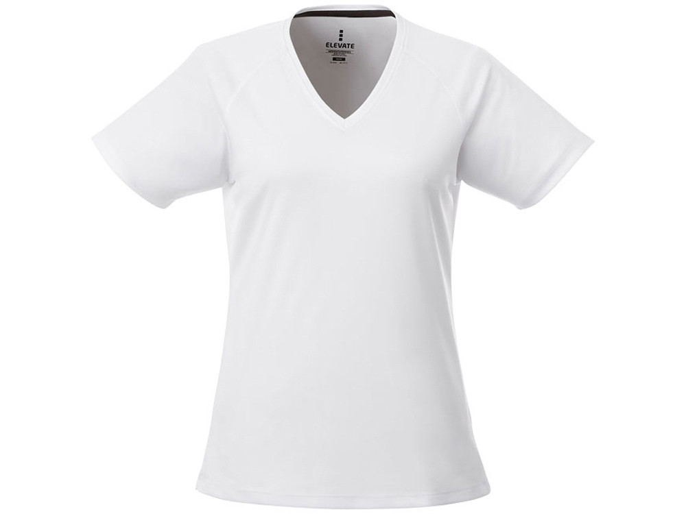 Модная женская футболка Amery с коротким рукавом и V-образным вырезом, белый (артикул 3902601XS) - фото 2 - id-p65823310