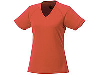 Модная женская футболка Amery с коротким рукавом и V-образным вырезом, оранжевый (артикул 3902633XS)