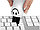Антистресс Solange в форме человечка, белый (артикул 21014500), фото 3