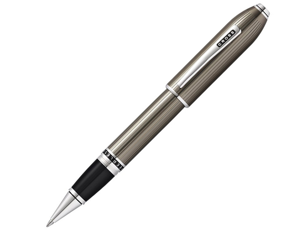 Ручка-роллер Selectip Cross Peerless Translucent Titanium Grey Engraved Lacquer (артикул 421236) - фото 1 - id-p65823491