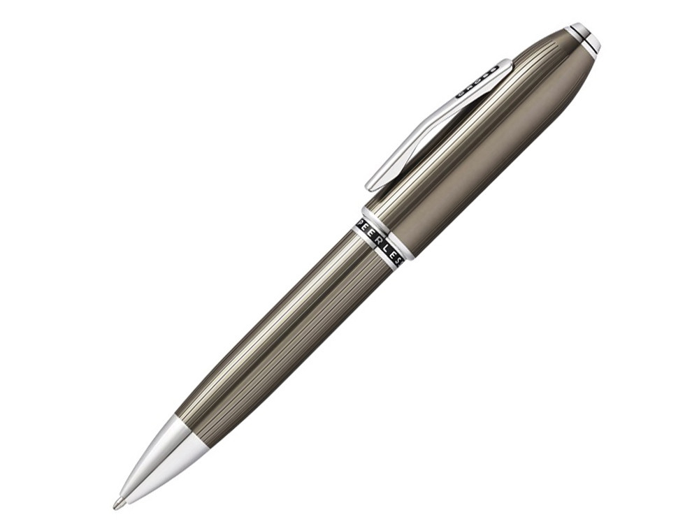 Шариковая ручка Cross Peerless Translucent Titanium Grey Engraved Lacquer (артикул 421237) - фото 2 - id-p65823493