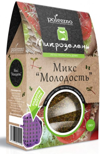 Семена микс для проращивания «Молодость» микрозелень
