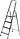 Лестница-стремянка СИБИН алюминиевая, 4 ступени, 82 см (38801-4), фото 2