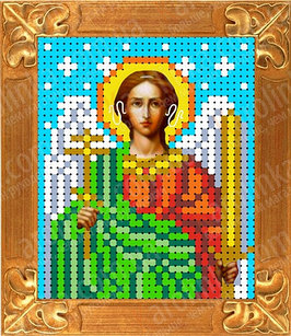 Рисунок на ткани для вышивания бисером/крестом  "Икона Ангел Хранитель" КБИ-6029