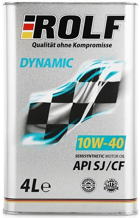 Моторное масло ROLF DYNAMIC 10W40 SJ/CF 4L