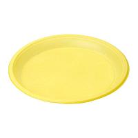 Тарелка d 210мм, желтая, 12 шт