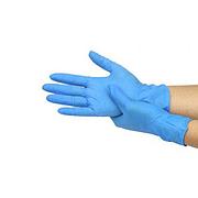 Перчатки  нитриловые, неопудр., р-р XS, цвет голубой, 50 шт
