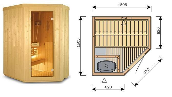 Сауна Финская панельная HARVIA ( пятиугольная ) - фото 1 - id-p65969135