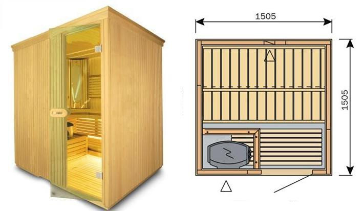 Сауна Финская панельная HARVIA ( кубик ) - фото 1 - id-p65969136
