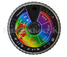 Набор грузил дробинок для рыбалки 0.3 - 2.5 г Mingrui