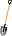 Лопата "МАСТЕР" штыковая, ЛКО, деревянный черенок, с рукояткой, ЗУБР (39572), фото 2