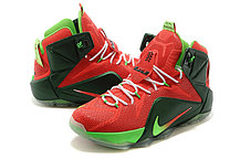 Баскетбольные кроссовки Nike Lebron 12 Elite красно-черные, фото 2
