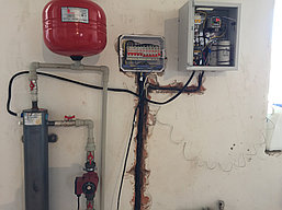 Отопление, котел SAV-10 в коттедже 90 кв.м. Garden Village